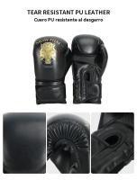 Guantes de boxeo mujer hombre 12 oz MMA niños Sanda muay thai antideslizante carrera entrenamiento protección Equipo - details 2