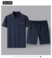 Conjunto de polo y pantalón corto adelgazante para hombre - details 6