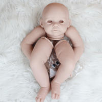 Accesorios de bebé Reborn de 26 pulgadas, Kit de bricolaje en blanco de 65 CM, princesa para niños pequeños, Color fresco, tacto suave, pieza de muñeca sin terminar sin pintar - details 4