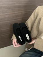 Zapatos individuales esponjosos de moda de gama alta nuevos zapatos planos de hadas con temperamento de brisa nocturna francesa zapatos de algodón de terciopelo de invierno femenino - details 14