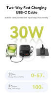 Baseus Power Bank de Carga Rápida 10000mAh, Cable Tipo-C de 30W, Adecuado para Viajes Aéreos, Conector Micro USB - details 5