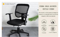 1 Juego de Funda para silla de oficina, cubierta para silla de oficina,Estilo Cuero,Cubierta para asientos de ordenador, no Incluye Sillas - details 0