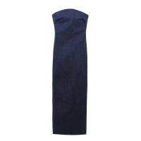 Vestido de mezclilla para mujer Vestido vintage femenino elegante - details 1
