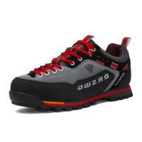 Zapatos de senderismo para hombre, calzado de cuero para deportes al aire libre, senderismo y caza, transpirable, impermeable, antideslizante - details 2