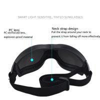 Gafas de sol para perros con correa ajustable, antiniebla, impermeables, gafas para mascotas, marco Flexible, protección contra el polvo, gafas para perros medianos y grandes - details 3