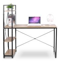 Escritorio de Oficina para Computadora Mesa de Juego y Comedor con 4 Estante de Almacenamiento - details 2