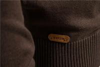 Sudadera de Punto Casual de Moda para Hombres Cuello Alto de Medio Talla con Capucha - details 9