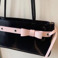 Bolso portátil con forma de palo francés, cinta con lazo Y2K, bolso de hombro con lazo, estilo francés coreano, bolso para axilas, trabajo - details 3