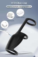 Vibrador Bluetooth para pene, anillo vibrador controlado por aplicación, juguete sexual masculino para adultos, pareja, agente retardante de eyaculación, punto G - details 11
