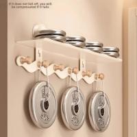 Ganchos de puerta con ventosa sin perforaciones, con 5/6 ganchos, decoración de entrada, perchas de ducha, multifuncional, fuerte soporte de carga - details 5