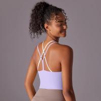 Ropa interior deportiva de realce para mujer, sujetador de Yoga para Fitness, gimnasio, entrenamiento, correr, camiseta sin mang - details 41