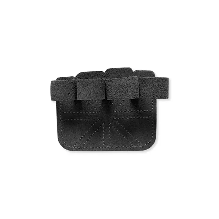 Empuñaduras de mano de cuero de vaca para entrenamiento físico, guante de gimnasio, almohadilla de Palma, accesorios deportivos, guantes de levantamiento de pesas, 1 piezas/1 par - 1