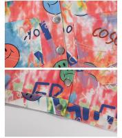 Chaqueta Casual para Niños con Estampado de Graffiti para Niñas y Niños Camiseta de Algodón Mezclado Ropa de Luz Abrigo Sudadera para Primavera/Verano Cierre de Botones - details 7