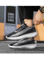 Zapatillas deportivas informales para hombre, calzado transpirable con plataforma que aumenta la altura - details 25