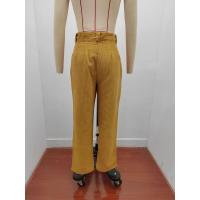 Pantalones holgados de pana de pierna recta para mujer, pantalón liso, Original, cómodo, elástico, coreano, Otoño e Invierno - details 5