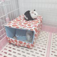 Nido de Muselina Suave para Cobayas Almohadilla Ligera y Transpirable para Mascotas Pequeñas - details 7