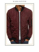 Chaqueta de Color sólido Chaqueta acolchada de algodón Lingge Chaqueta acolchada de algodón con cuello grueso cosido Chaqueta acolchada de algodón cálida de invierno - details 7