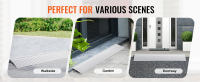 SucceBuy Rampa de umbral de puerta, rampa de aluminio para silla de ruedas, acceso modular ajustable para puertas, scooters, sillas eléctricas - details 4