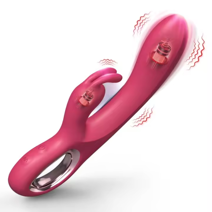 Vibrador de conejo para mujer, consolador potente para punto G, estimulador de clítoris y pezón, Juguetes sexuales femeninos, productos para adultos, masturbador 18 - 1