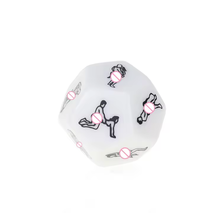 Tablero de Juego para Adultos OOEEY con 12 Dados de Acrílico para Fiestas en Clubes Juguete Sexual de Noveldad para Parejas Flirting Punishment Love Regalo de Juego - 1