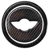 Pegatina de cubierta de volante de fibra de carbono para Mini Cooper R55 R56 R Series, accesorios - details 1