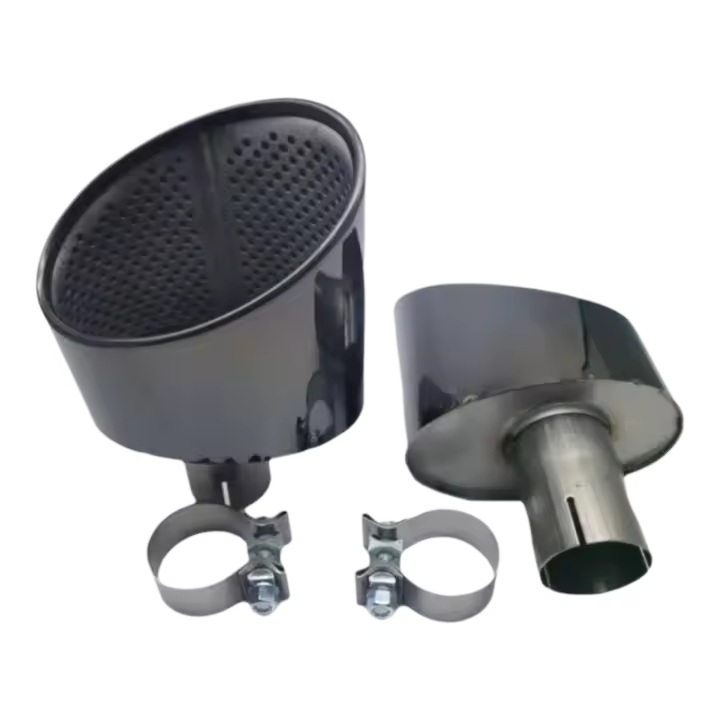 2 uds Audi RS3 RS4 RS5 RS6 RS7 doble punta interior para S3 S4 S5 S6 sistema de escape silenciador tubo de escape - 1