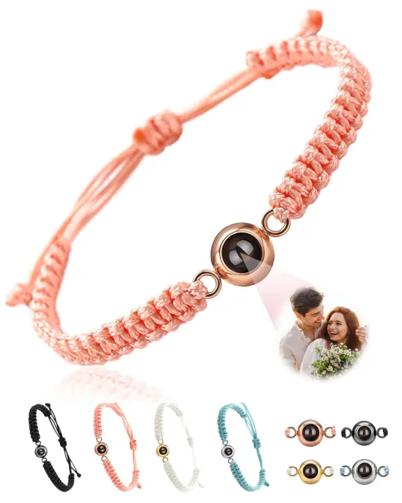 Pulsera con Foto Dentro Pulsera Hombre Personalizada Pulsera con Foto Personalizada Regalos Personalizadas Pulseras Para Parejas - 1