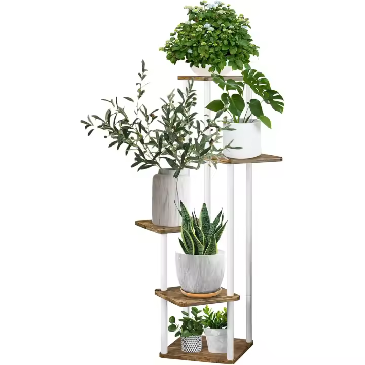 Soporte de Plantas de 5 Niveles Estante de Metal para Múltiples Flores - 1