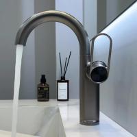 Grifo de Lavabo Alto Mezclador de Calor y Frío Montado en la Deck Mejoras del Hogar Herramientas - details 22