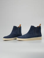 Botas Chelsea casuales de cuero premium británico, piel de alta calidad, color sólido. - details 2