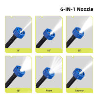 Pistola de agua de jardín para Makita Alta presión, sin escobillas, 6 en 1, 3500W, 200bar, batería de 18V Hecha en China - details 4