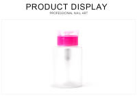 Botella de Polvo Líquido KADS 150ml para Arte de Uñas Fácil Uso Pump Bottle Eliminador de Esmalte de Uñas Color Normal - details 3