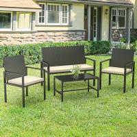 Juego de Muebles de Jardín al Aire Libre Conjunto de Mesa y Sillas de 4 Piezas - details 5