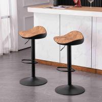 Taburetes de Bar Giratorios en 360 °   y Ajustables en Altura para Cocinas Modernas Sin - details 7