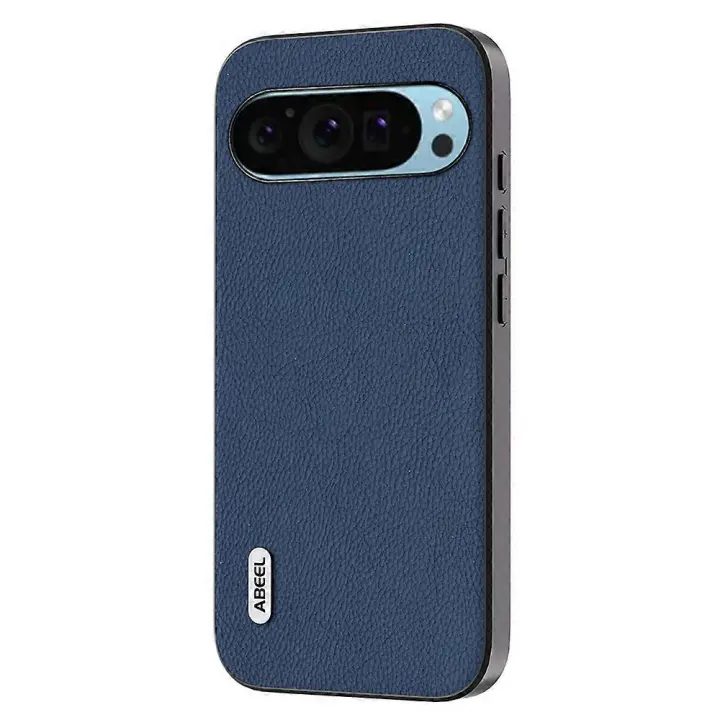 Funda de Teléfono de Cuero Híbrido para Pixel 9 Suave TPU + Duro PC Accesorios de Electrónica - 1
