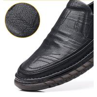 Nuevos Zapatos De Cuero Transpirables Para Hombres, Zapatos Casuales De Suela Blanda De Conducción Para Hombres - details 5