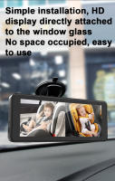 Car Baby Care Monitor HD Visión Nocturna Monitor Ajustable y Cámara Monitor Cristal Adsorbente No Ocupa Espacio - details 1
