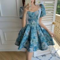 Pintura al óleo para mujer, nuevo verano, sensación francesa de alta gama, vestido de princesa de nicho, vestido único e impresionante - details 1