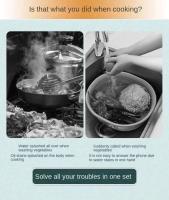 Cocina doméstica, limpieza a mano, a prueba de aceite, impermeable, para hombres y mujeres, cintura para adultos, monos de café a la moda, delantal para limpiar las manos - details 1