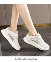 Ins versión coreana nuevo papá para mujeres 2025 primavera ligero estudiante deportes correr casual al aire libre zapatos de suela gruesa - details 20