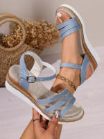 Sandalias de tacón de cuña de verano para mujer - details 12