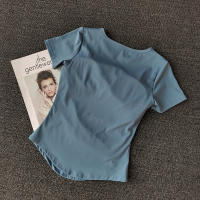 Camiseta Deportiva de Manga Corta Camiseta de Entrenamiento Ajustada con Almohadillas - details 7