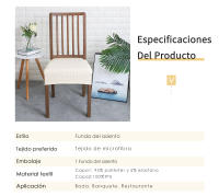 Sillas de Asiento deslizantes Para Casa, Hotel, Tela Jacquard Resistente al Agua - details 1