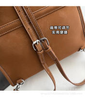 Mochila de cuero suave de gran capacidad, bolso de nicho de moda, bolso de viaje ligero de lujo, nuevo estilo universitario, 2024 - details 5