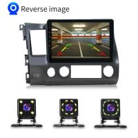 Cámara de visión trasera Universal para coche, videocámara de visión nocturna de alta definición, 12LED, 8LED, monitoreo, Chip CCD, 4 luces LED - details 0