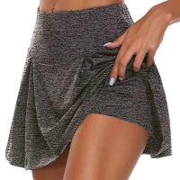Pantalones cortos de Yoga de cintura alta para mujer, Falda corta deportiva de secado rápido para tenis, baile, Fitness, correr, ciclismo, gimnasio, novedad de 2023 - details 9