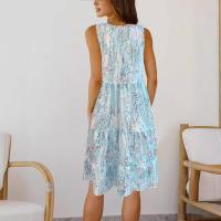 Vestido estampado de mujer, vestidos femeninos de moda informal de verano - details 4