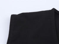 ZOCI- novedad de verano, camiseta sin mangas de mezcla de lino con bordado hueco resistente a la moda para mujer - details 6