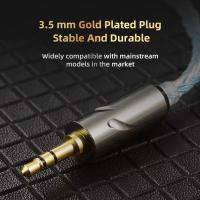 Cable de auriculares QKZ T1 de 8 hilos, Cable mejorado de 0,75 MM, 2 pines, Cable de auriculares KZ Chapado en plata, auriculares con Cable Jack KZ de 3,5mm - details 10