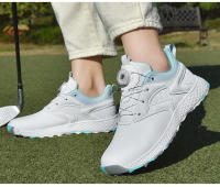 Zapatos de golf, zapatos de golf de pareja con botón giratorio impermeables para hombres y mujeres, zapatos deportivos casuales. - details 8